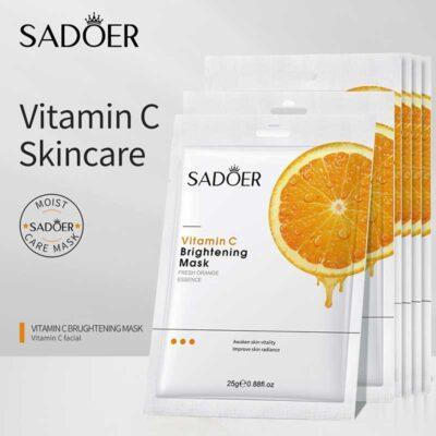 ماسک ورقه ای ویتامین سی سادور Sadoer Sadoer vitamin C sheet mask