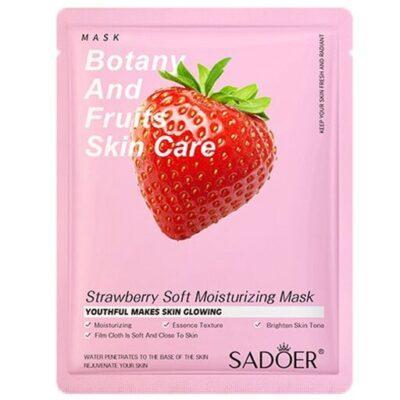 ماسک صورت توت فرنگی سادور وزن 25 گرم ا SADOER Strawberry Face Mask 25 gr