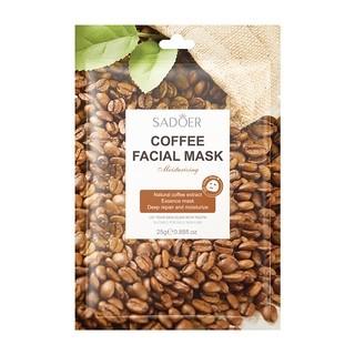 ماسک ورقه ای مرطوب کننده قهوه SADOER Coffee Facial Mask