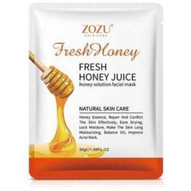 ماسک ورقه ای زوزو با عصاره ی عسل ZOZU fresh honey juice ا ZOZU fresh honey juice mask